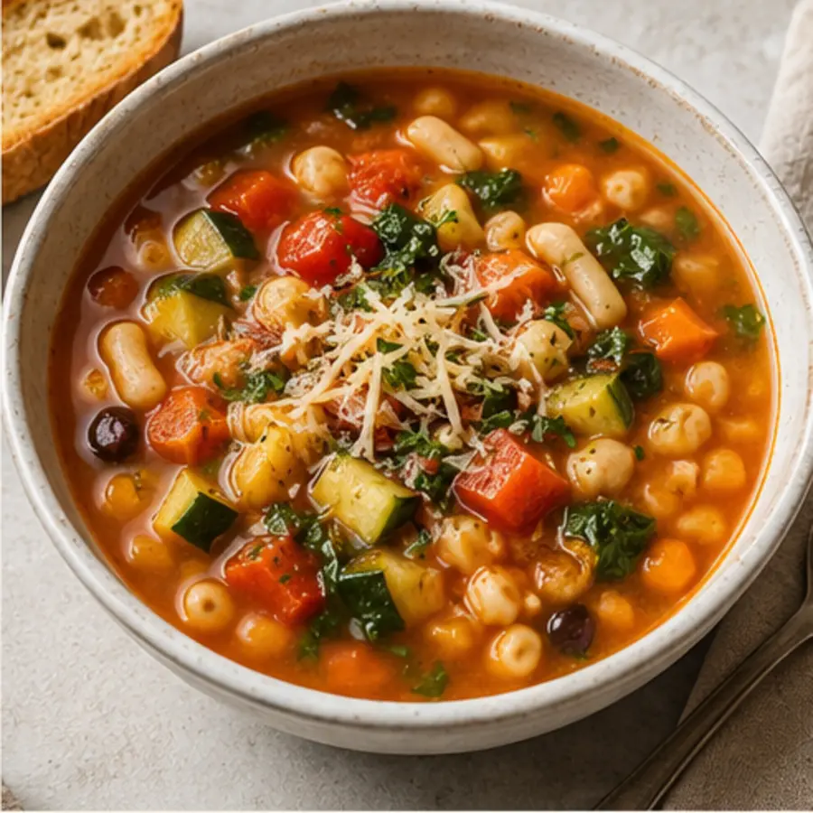 Photograph of Italian Minestrone Soup