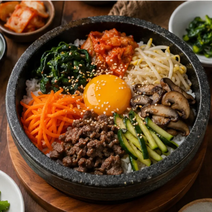 Photograph of Korean Bibimbap