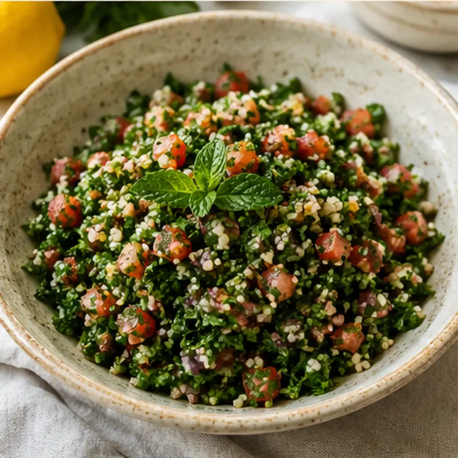 Photograph of Lebanese Tabbouleh