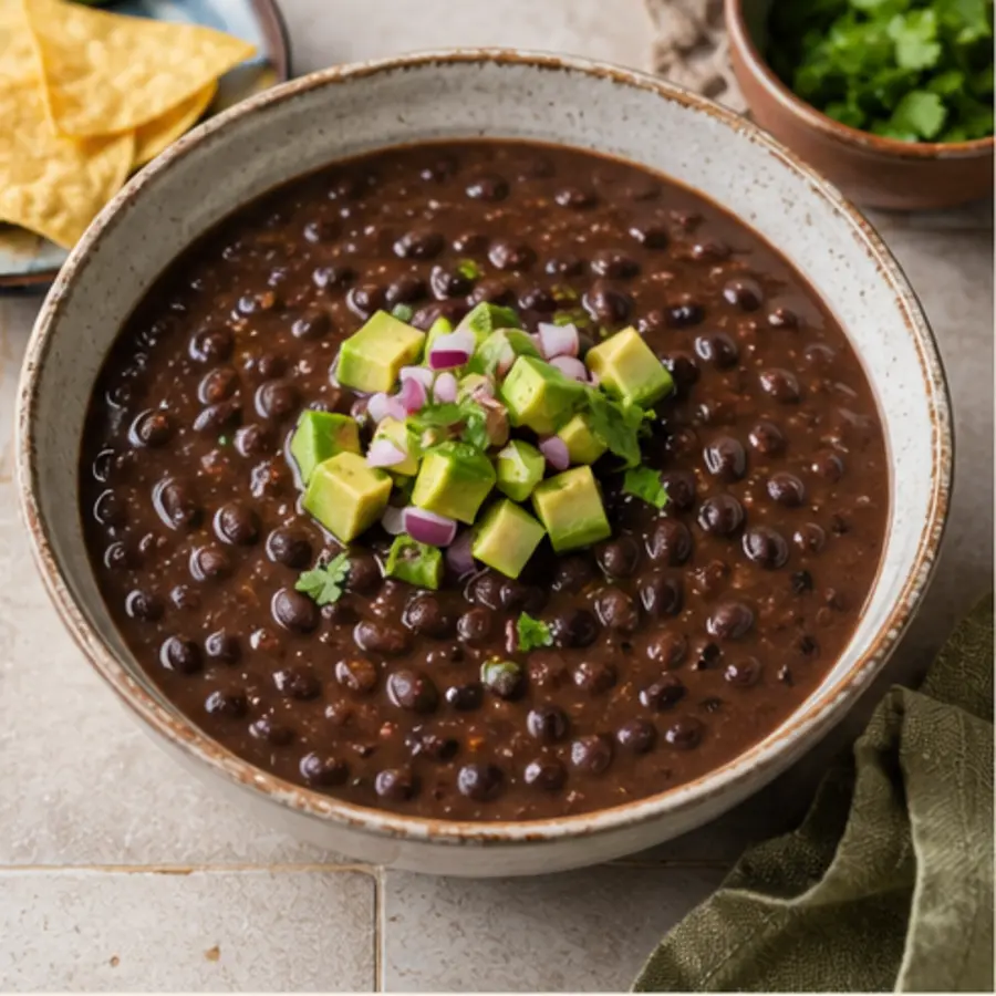 Photograph of Mexican Black Bean Soup