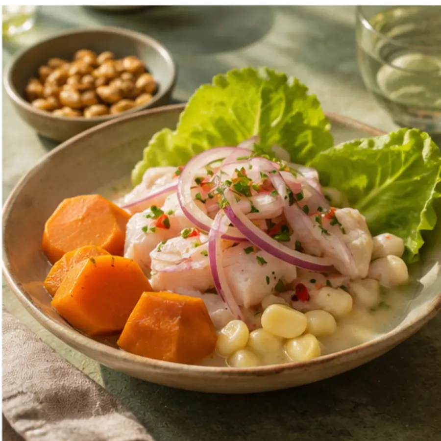 Photograph of Peruvian Ceviche
