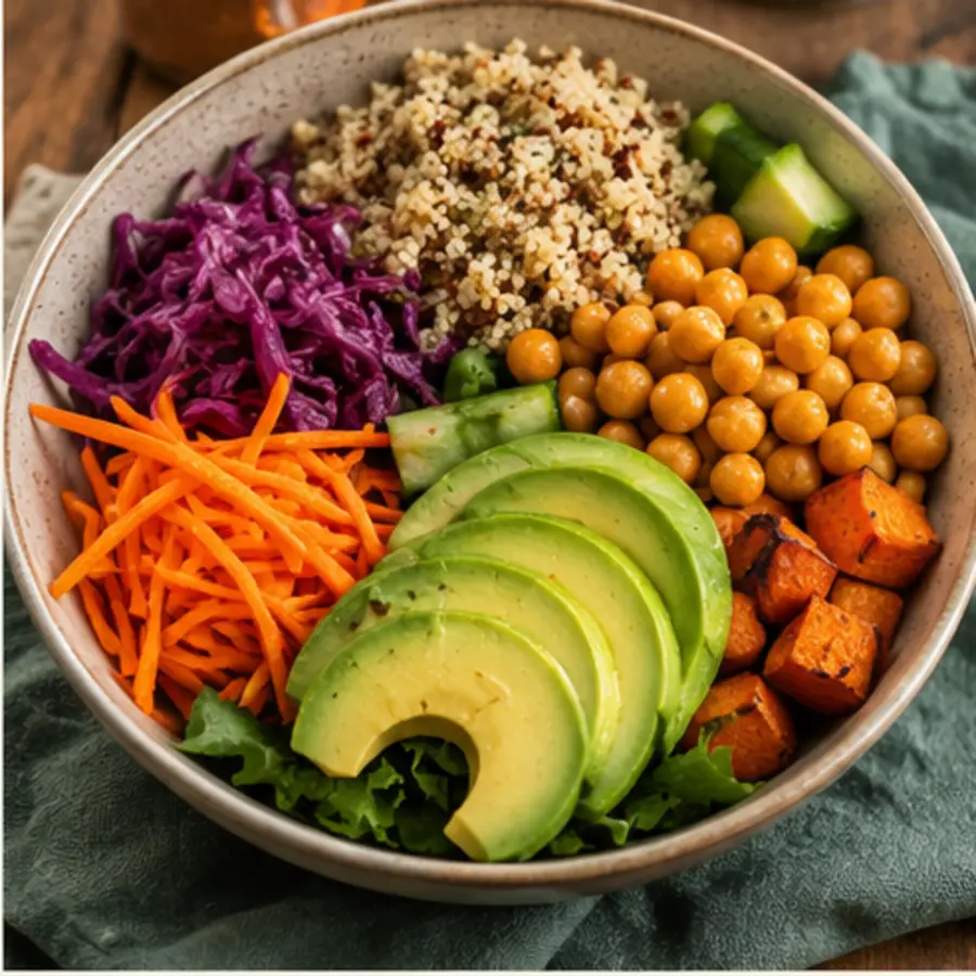 Photograph of Quinoa Buddha Bowl
