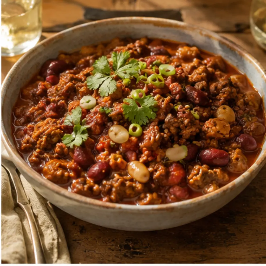 Photograph of Turkey and Bean Chili